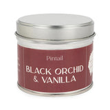 Pintail Candles Black Orchid Vanilla Classic Tin Candle