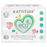 Attitude Eco 100 Biodegradable Baby Wipes Multipack