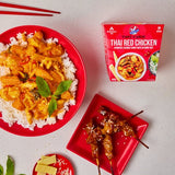 Kitchen Joy Thai Red Chicken Aromatic Coconut Curry with Jasmine Rice