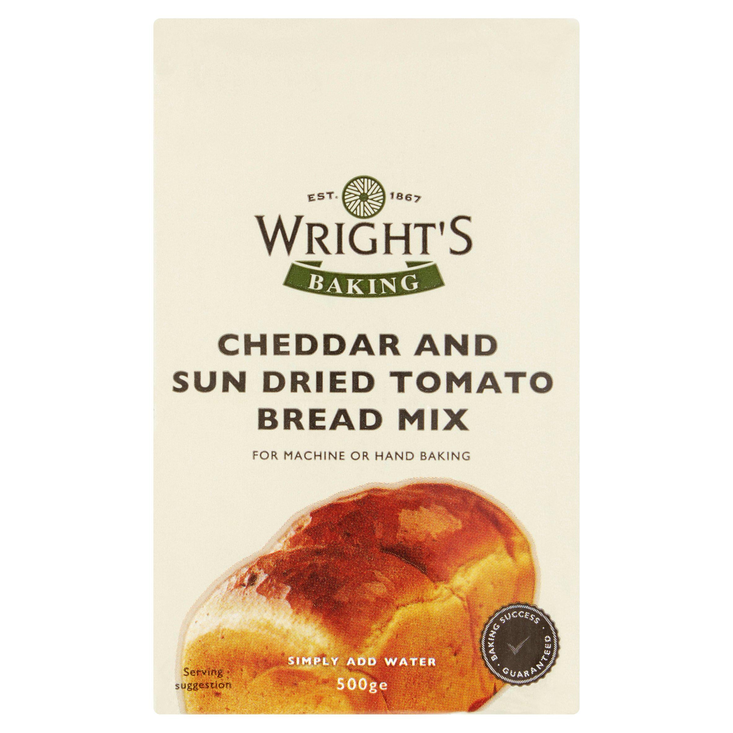 Wright's Cheddar & Sundried Tomato Bread Mix 500g GOODS Sainsburys