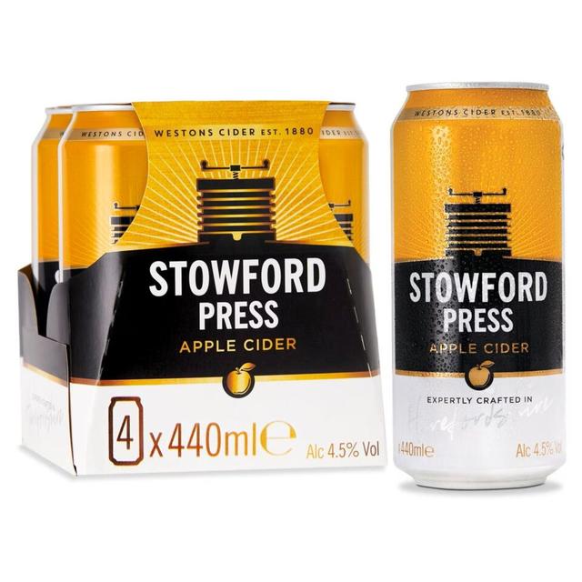 Stowford Press Medium Dry Cider 4 x 440ml GOODS M&S