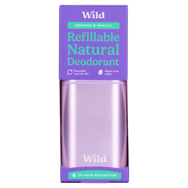 Wild Purple Case and Coconut & Vanilla Deo Starter Pack 40g GOODS M&S