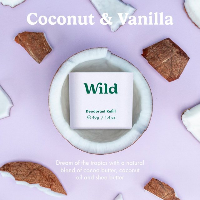 Wild Purple Case and Coconut & Vanilla Deo Starter Pack 40g GOODS M&S