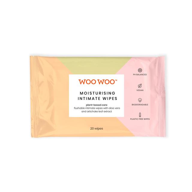 WooWoo Manifesto Moisturising Intimate Wipes 20 per pack GOODS M&S