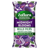 Zoflora Midnight Blooms Antibacterial Multi-surface Wipes 70 per pack GOODS M&S