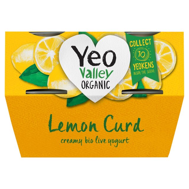 Yeo Valley Organic Lemon Curd Yoghurt 4 x 110g GOODS M&S