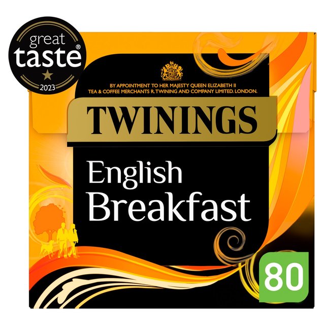 Twinings English Breakfast Tea 80 per pack GOODS M&S