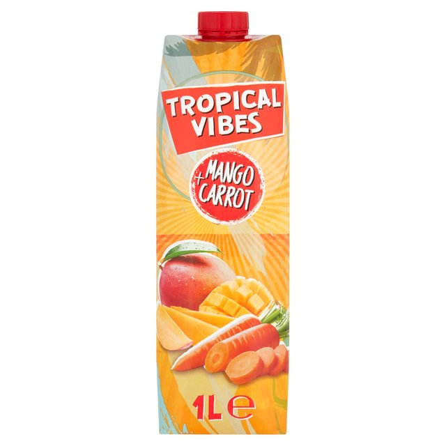 Tropical Vibes Mango & Carrot Juice 1L GOODS M&S