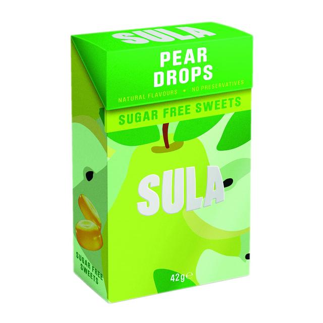 Sula Pear Drop Sugar Free Sweets 42g 42g GOODS M&S