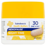 Sainsburys Health Matters Menopause Night Time One a Day Tablet x30