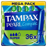 Tampax Compak Pearl Applicator Tampons Super x36 GOODS Superdrug