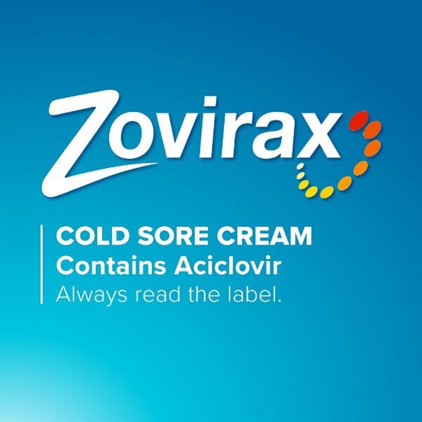 Zovirax Cold Sore Cream Aciclovir Pump 2g GOODS Superdrug