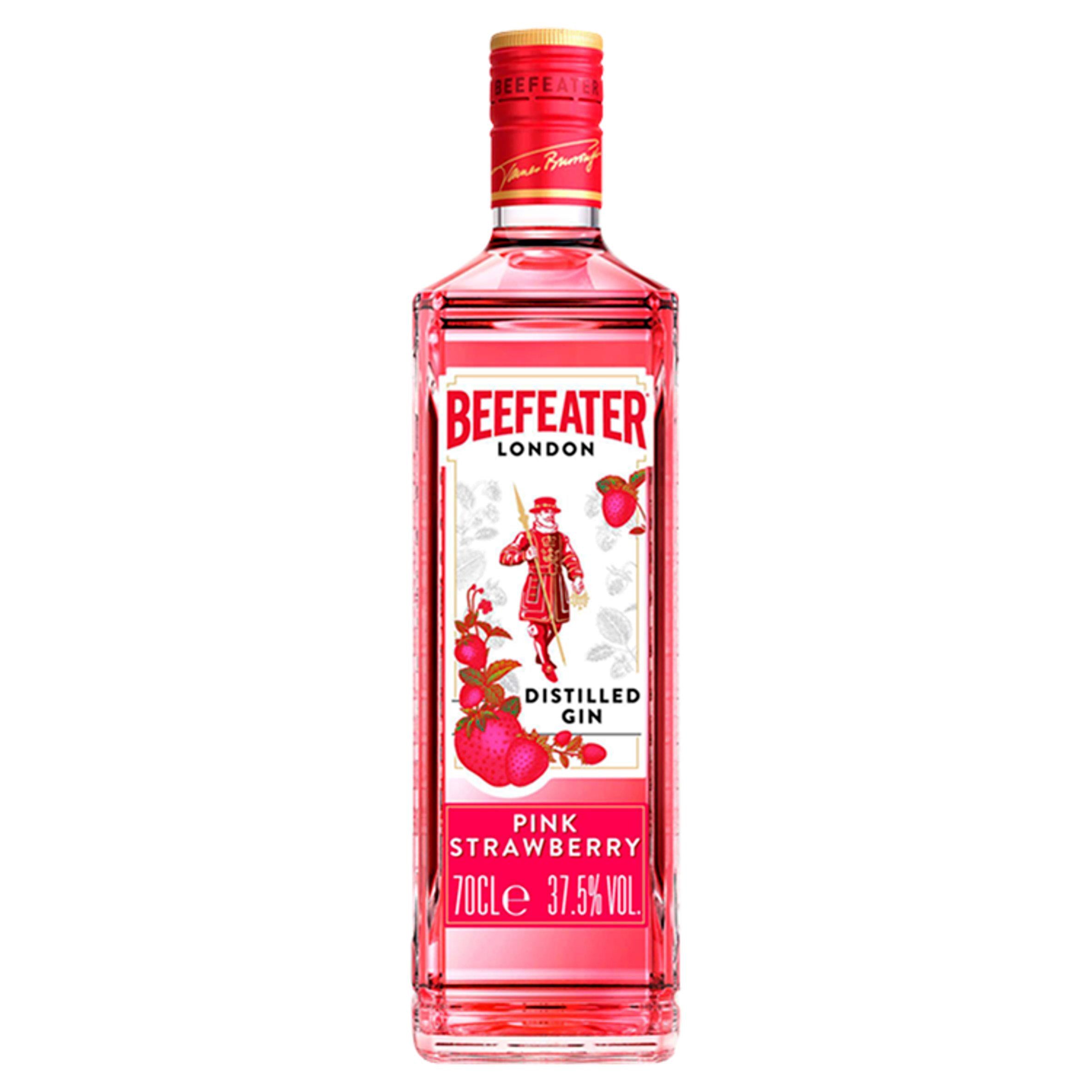 Beefeater Pink Strawberry Flavoured Gin 70cl - McGrocer