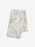Nappe facile à nettoyer à motif floral rose et oiseaux amoureux
