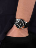 Montre Sekonda pour homme, bracelet en caoutchouc Balearic noir