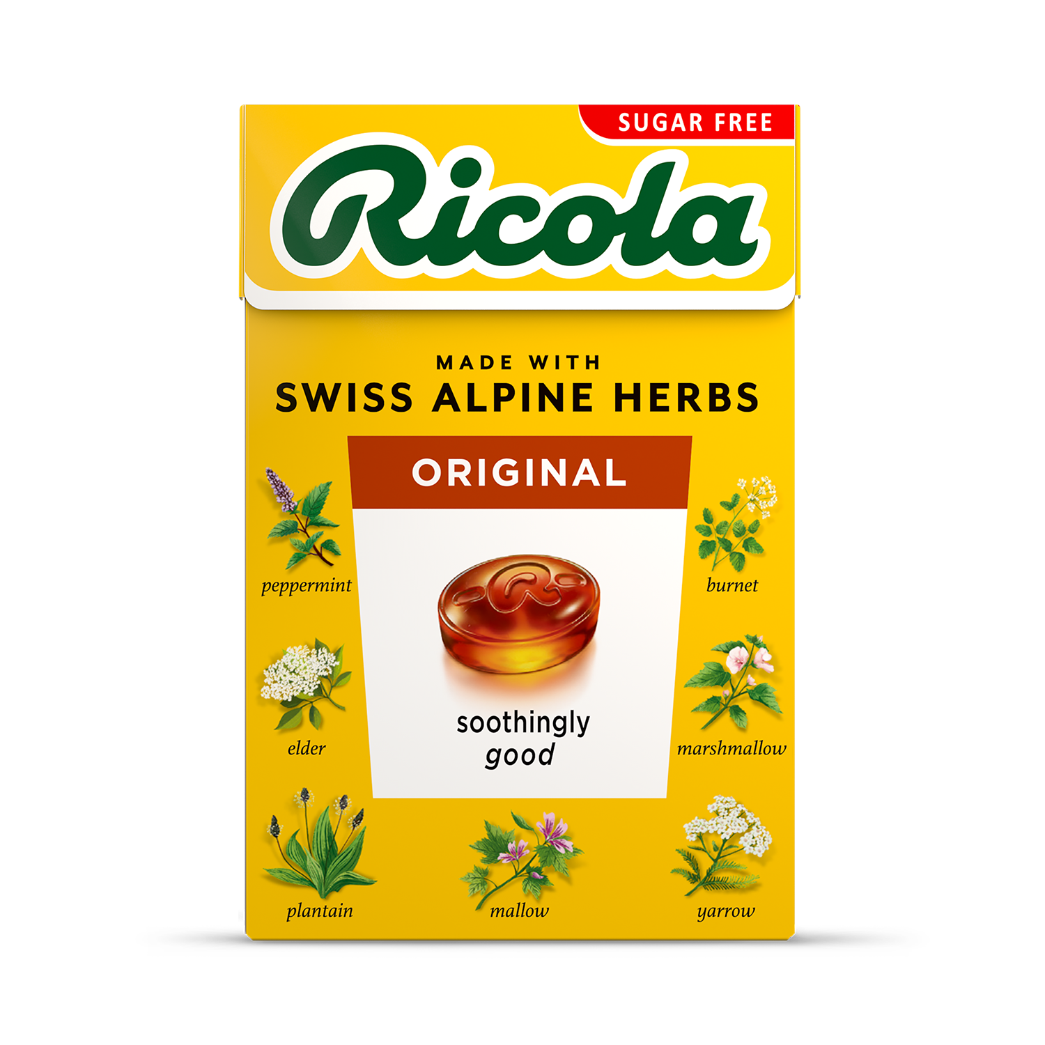 Ricola Elderflower Swiss Herbal Sweets Box 45g - 999085