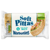Warburtons White Soft Pittas x4 GOODS Sainsburys