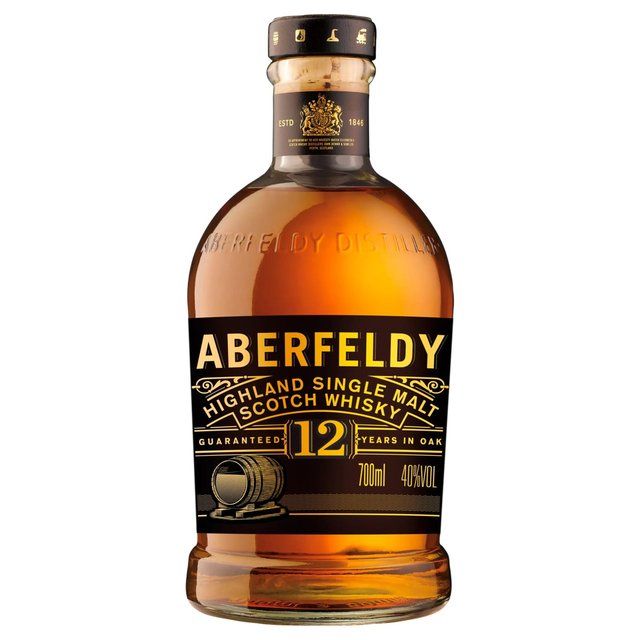 Aberfeldy 12 Year Old Highland Single Malt Scotch Whisky 70cl - McGrocer