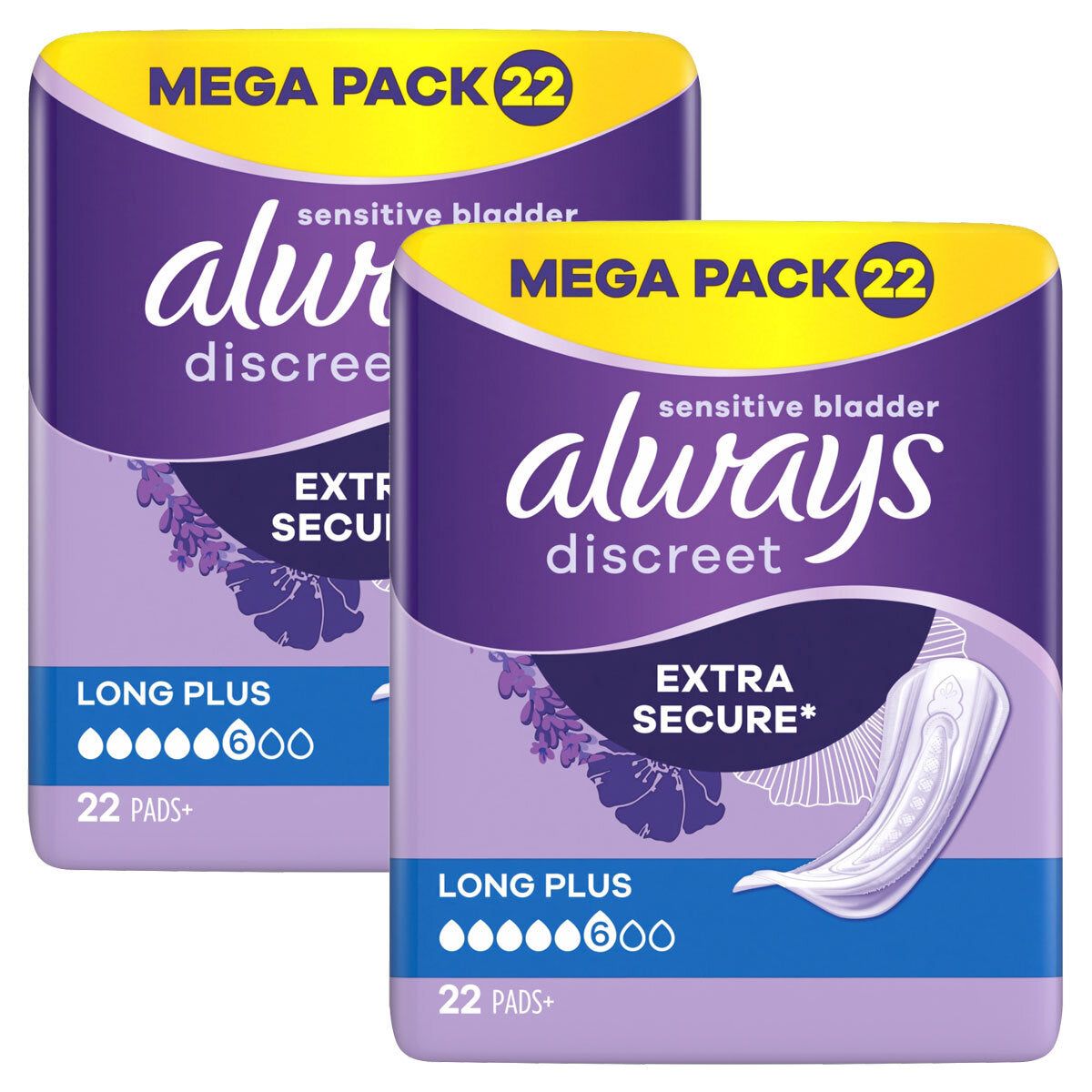 Always Discreet Long Plus Pants, 2 x 22 Pack - McGrocer