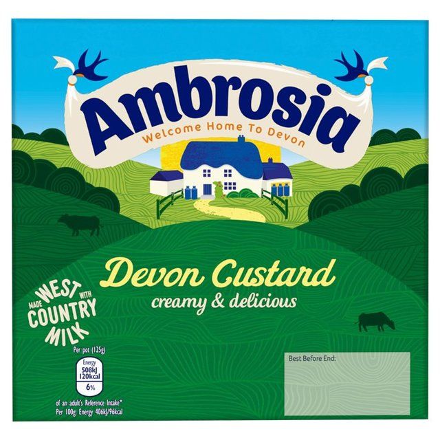 Ambrosia Devon Custard Pots 4 x 125g - McGrocer