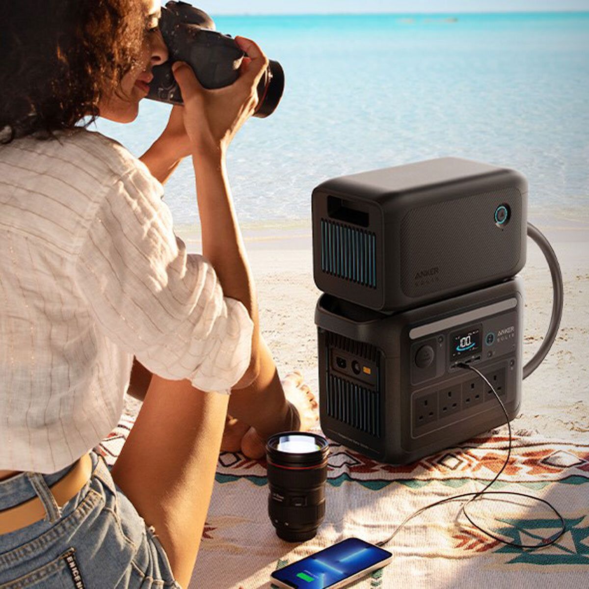 Anker C1000X Portable Power Station 1056Wh & Expansion Battery - McGrocer