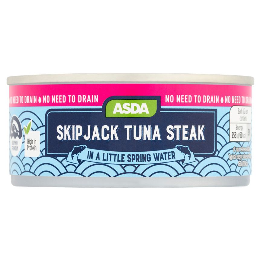 ASDA Skipjack Tuna Steaks in A Little Spring Water - McGrocer