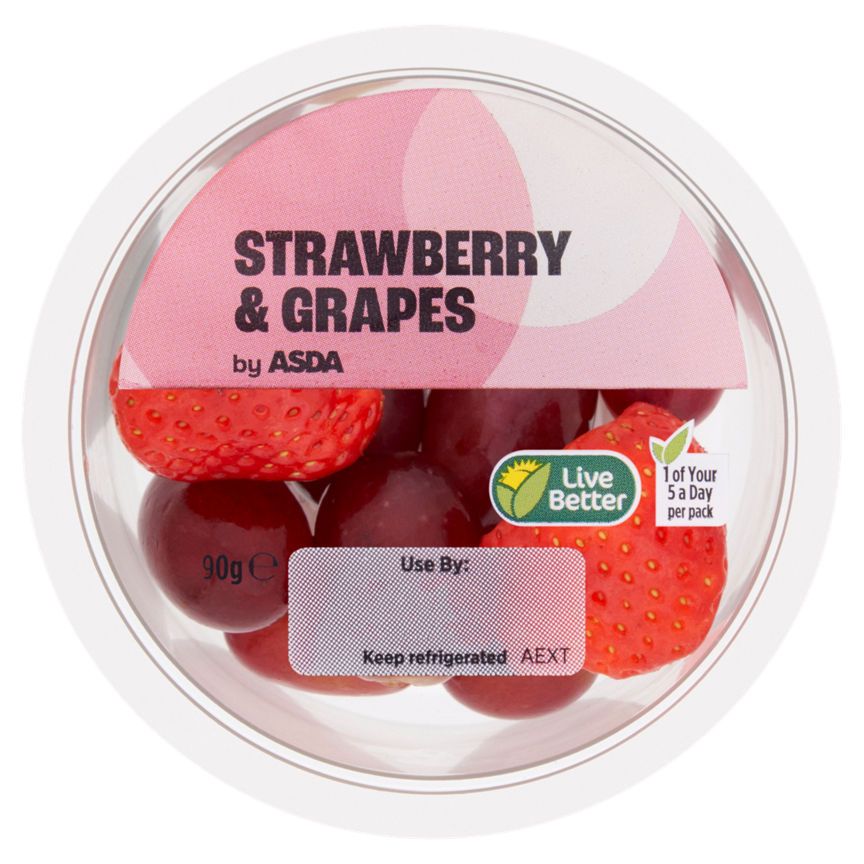 ASDA Strawberry & Grapes 90g - McGrocer