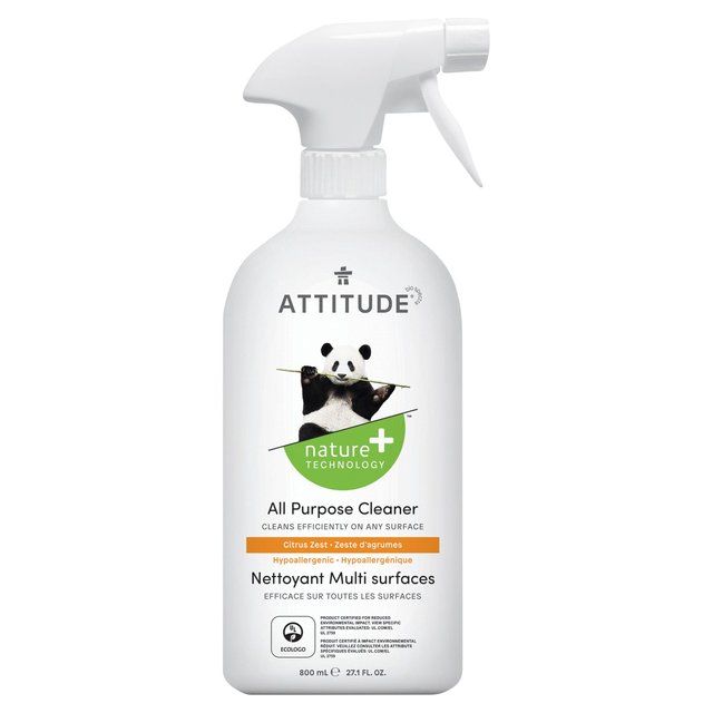 Attitude Multi Surface Cleaner Citrus Zest 800ml - McGrocer