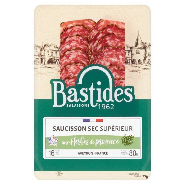 Bastides Saucisson Sec Herbs 80g - McGrocer