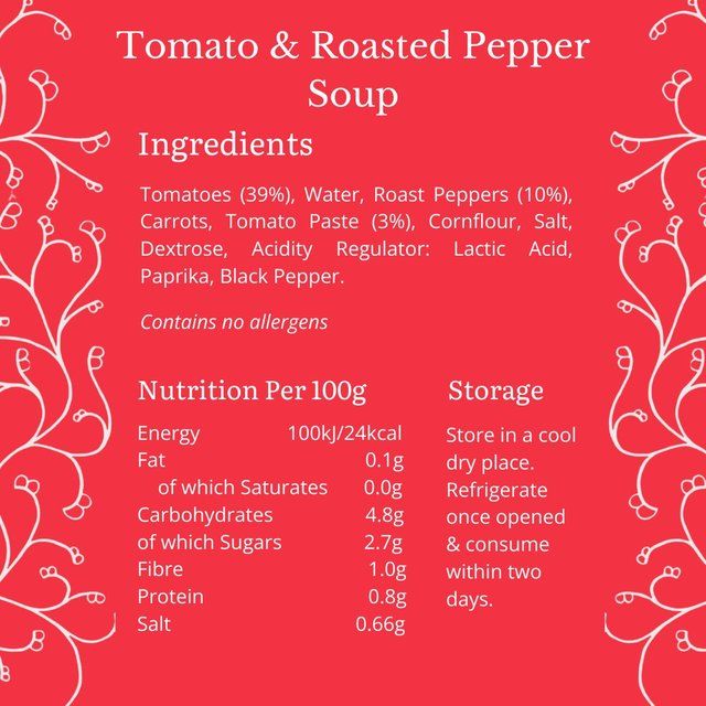 Bay's Kitchen Tomato & Roasted Pepper Soup 300g - McGrocer