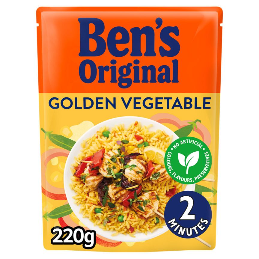 Ben's Original Golden Vegetable Microwave Rice - McGrocer