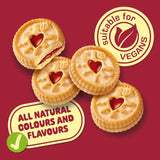 Jammie Dodgers Raspberry Biscuits Minis Multipack 6 per pack - McGrocer