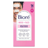 Bioré Deep Cleansing Pore Strips Combo 7 Nose Strips & 7 Face Strips - McGrocer
