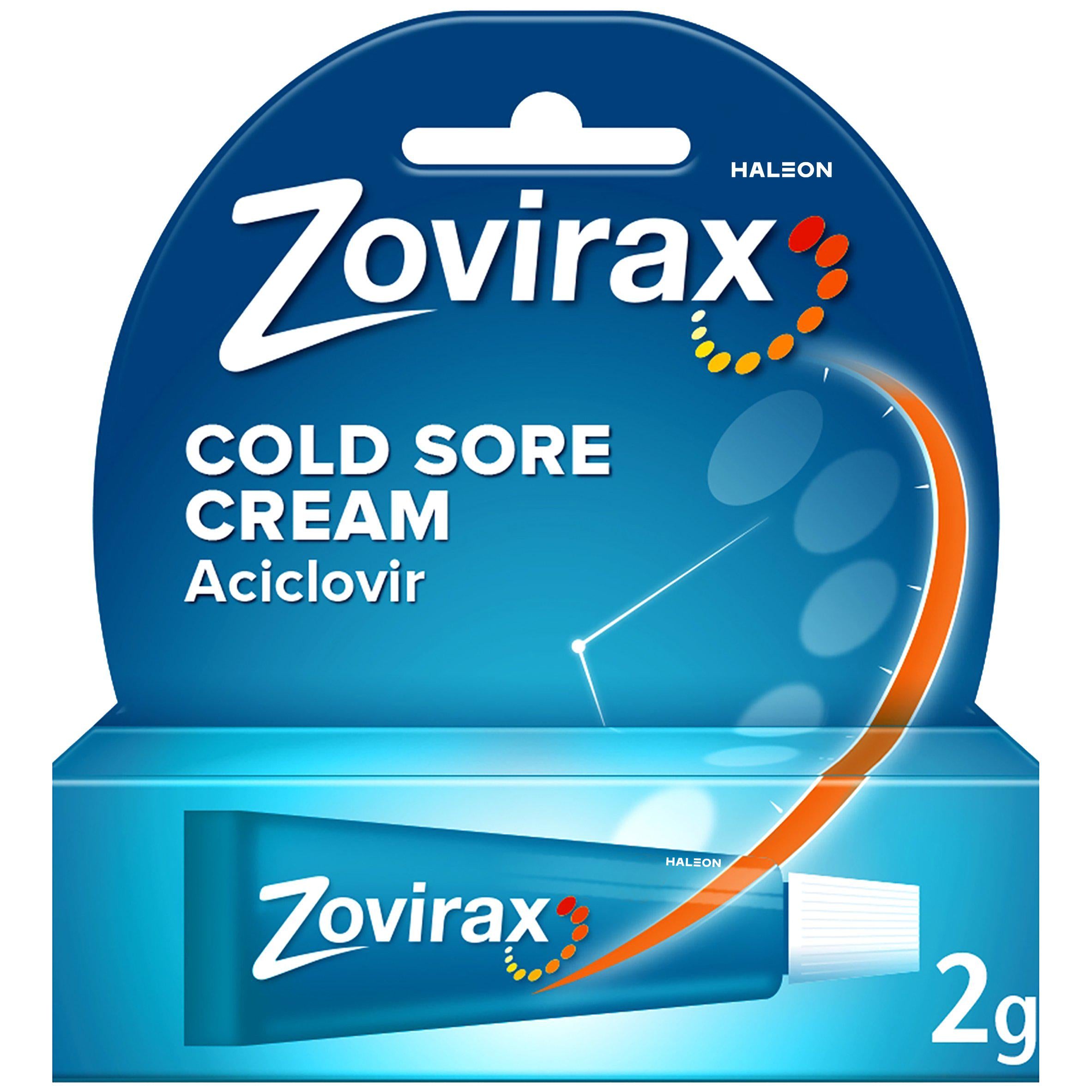 Zovirax Cold Sore Cream, Tube 2g ear mouth & lip care Sainsburys