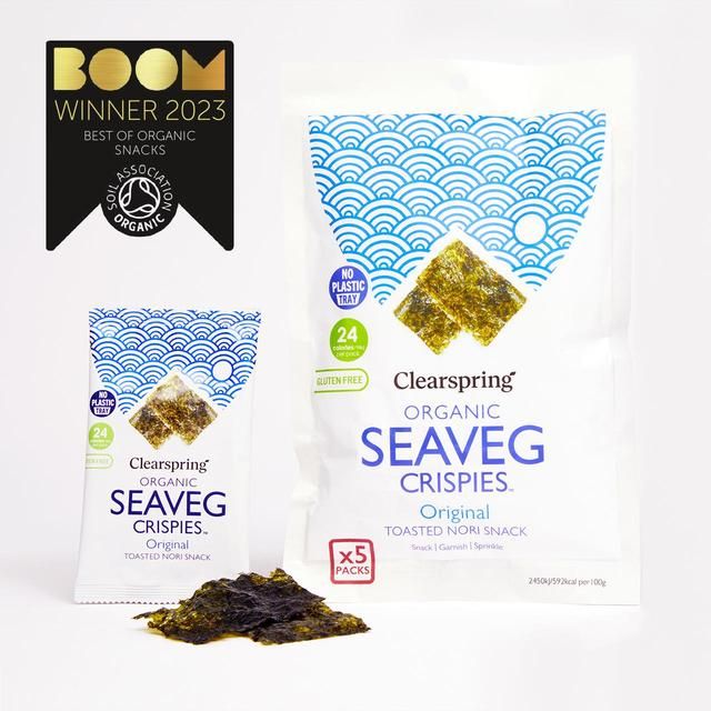 Clearspring Organic Seaveg Crispies Multipack - Original 5 x 4g