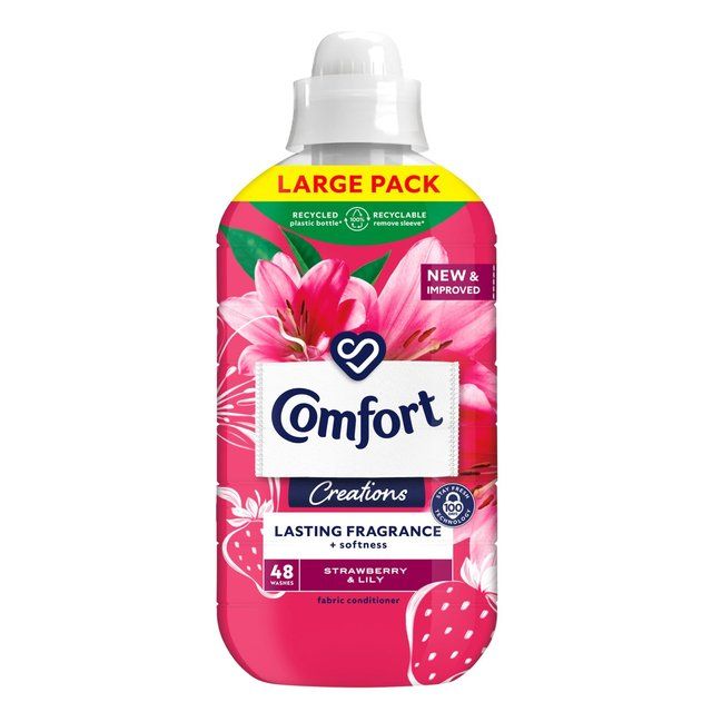 Comfort Creations Fabric Conditioner Strawberry and Lily 48 Washes 1400ml