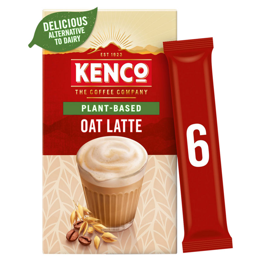 Kenco Plant Based Oat Latte Instant Coffee Sachets x6 - McGrocer