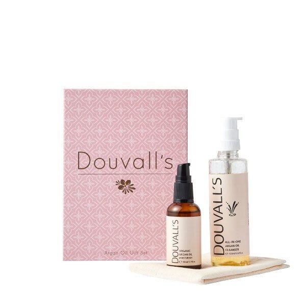 Douvall's Luxury Argan Gift Set Cleanser & Moisturiser