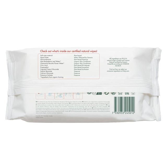 Eco by Naty Sensitive Compostable Wipes 56 per pack