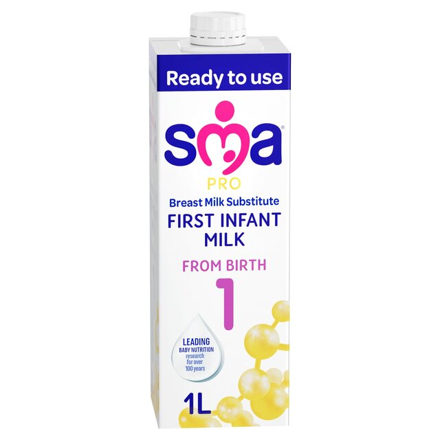 SMA Pro 1 First Infant Milk Ready to Use From Birth 1L - McGrocer