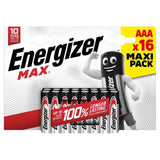 Energizer Max AAA Batteries Alkaline 16 per pack