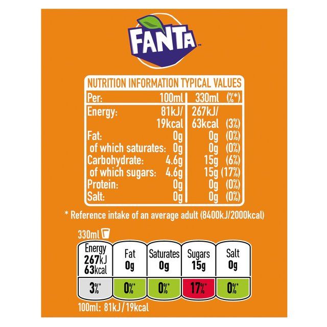 Fanta Orange 24 x 330ml