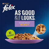 Felix As Good As it Looks Mixed Selection in Jelly Wet Cat Food 80 x 100g