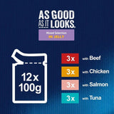 Felix As Good As it Looks Senior 7+ Mixed in Jelly Wet Cat Food 12 x 100g