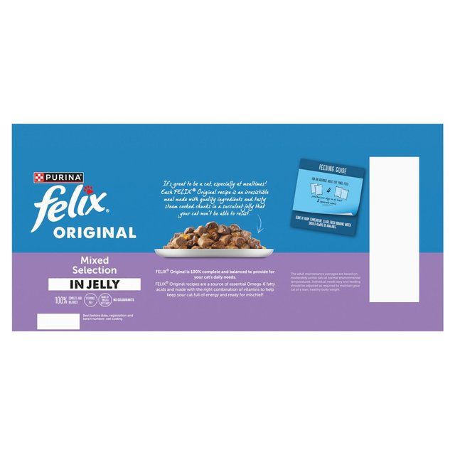 Felix Original Mixed Selection in Jelly Wet Cat Food 40 x 85g