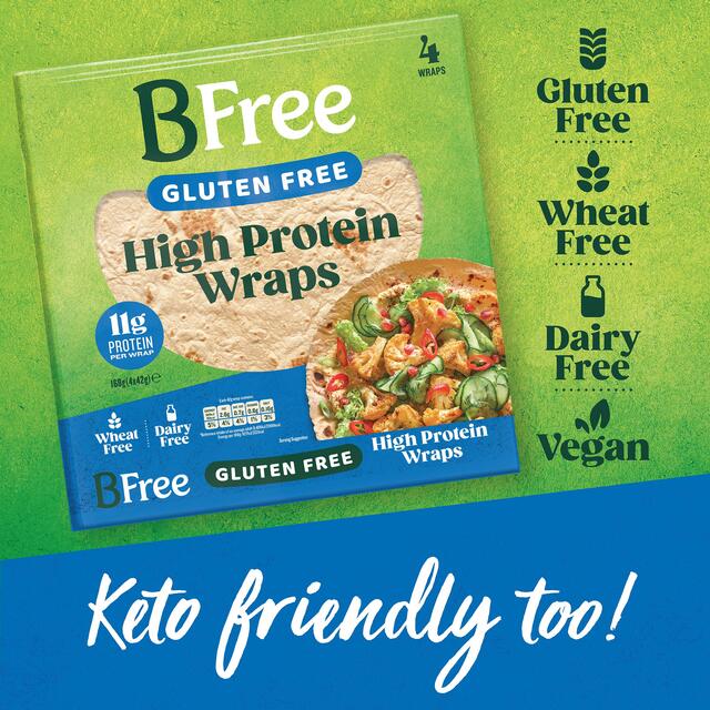 BFree High Protein Wrap 4 x 42g - McGrocer
