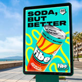 Fibe Zesty Orange 4 x 250ml