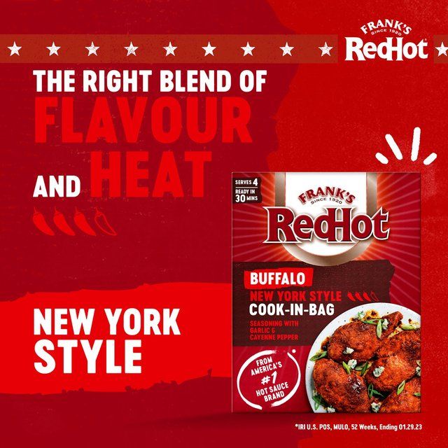 Frank's RedHot Buffalo New York Style Cook-In-Bag 25G 25g