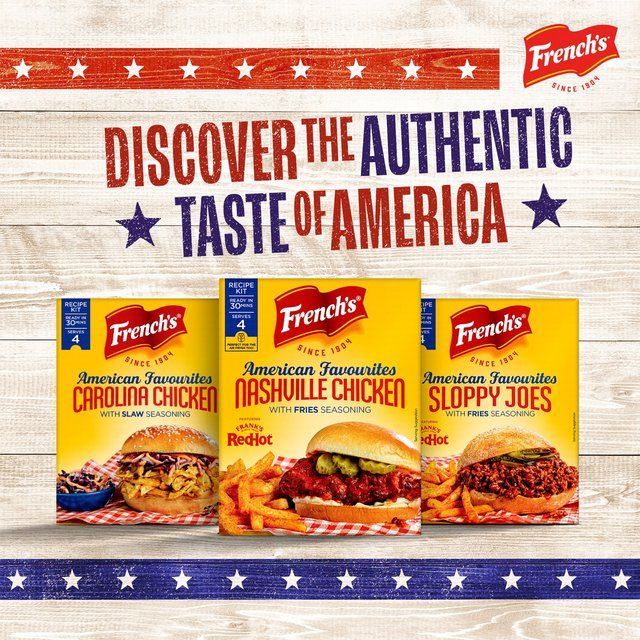 French's Nashville Chicken with Fries Seasoning Recipe Kit 105g