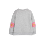 Frugi Switch Easy On Jumper Grey Marl/Rabbit 0-5 Years